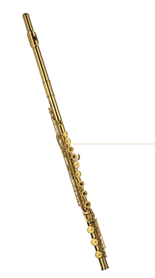 Goldflöte im Ganzen